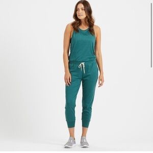 NWOT Vuori teal jumpsuit. Only worn twice. Super soft and comfortable.